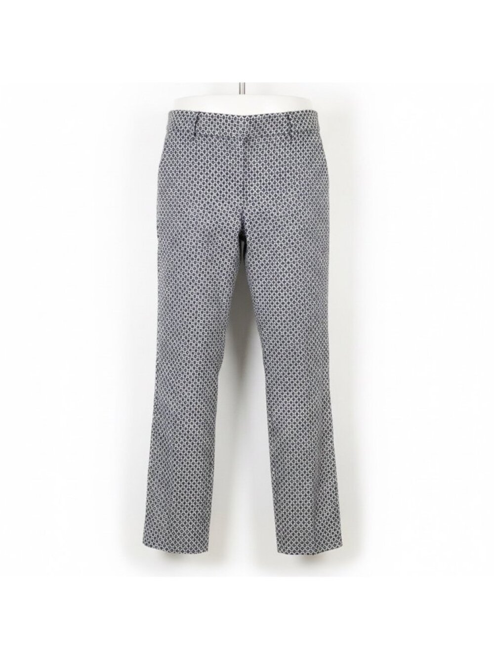 Willi Smith Womens Black/White Printed Pants Slim Fit Stylish Size 6